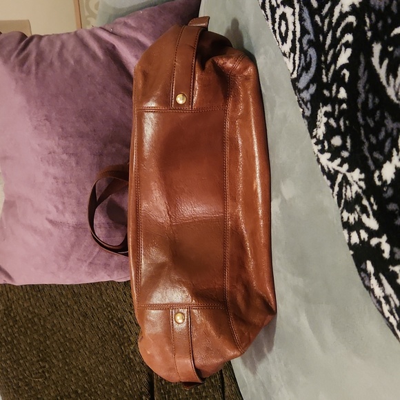 Authentic Coach Madison Maggie Brown Leather Hobo Shoulder Purse - Picture 5 of 17